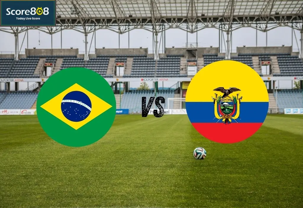 Score808 Live : Brazil VS Ekuador FIFA World Cup Qualifying - CONMEBOL: Vinicius Jr Jadi Andalan Serangan
